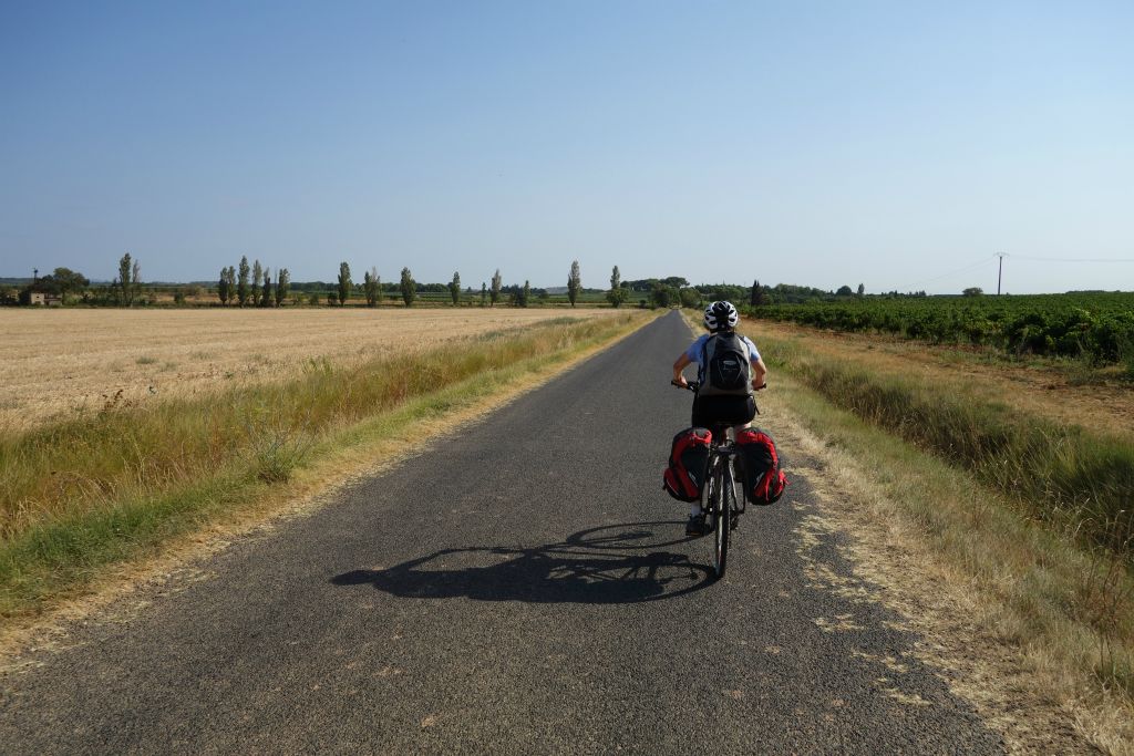 A nouveau des travaux le long du Canal du Midi, d'où détour par de petites routes